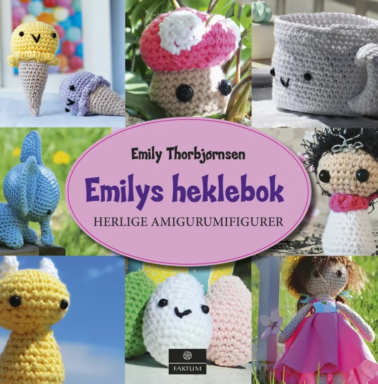Omslag Emilys heklebok av Emily Thorbjørnsen (Innbundet)