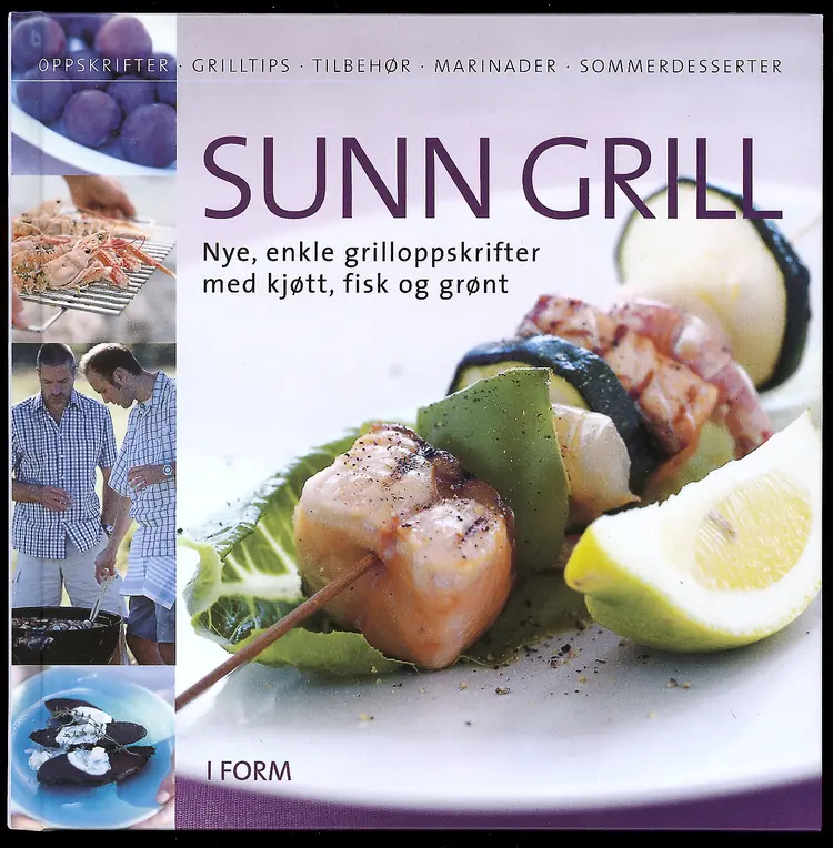 Omslag Sunn grill av Helle Brønnum Carlsen (Innbundet)