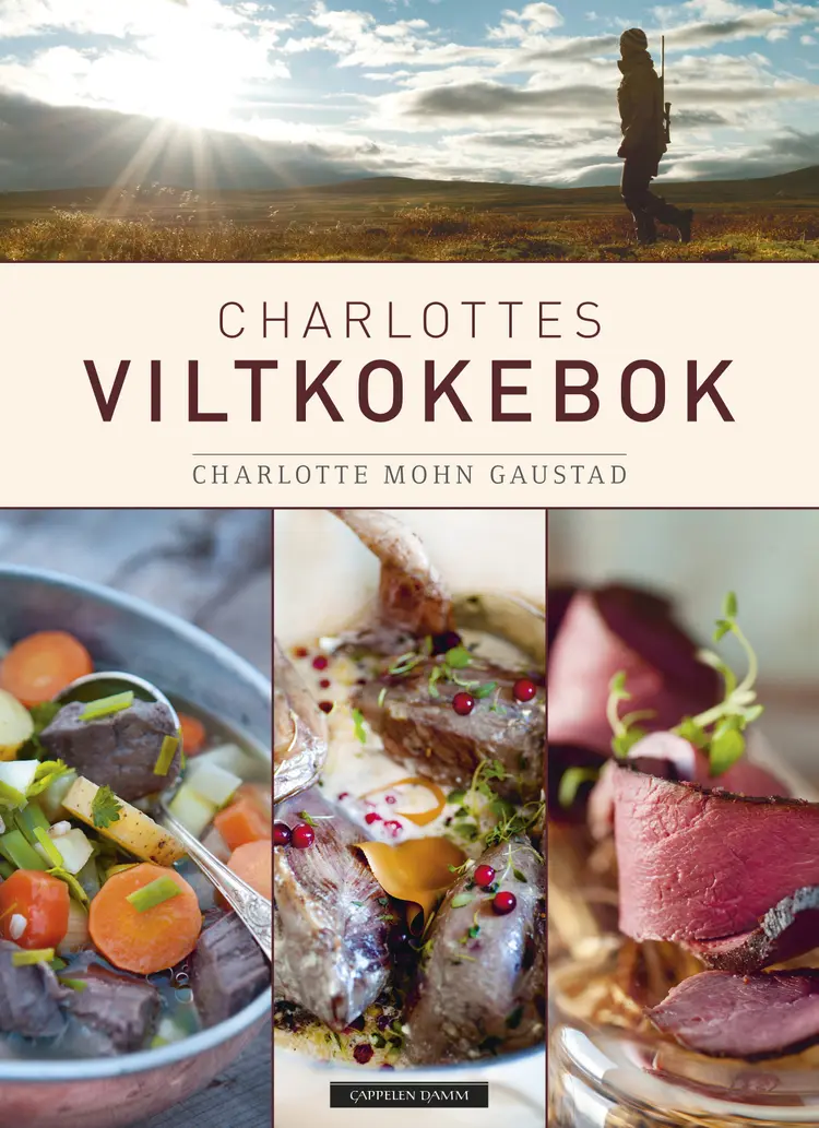 Omslag Charlottes viltkokebok av Charlotte Mohn Gaustad (Innbundet)