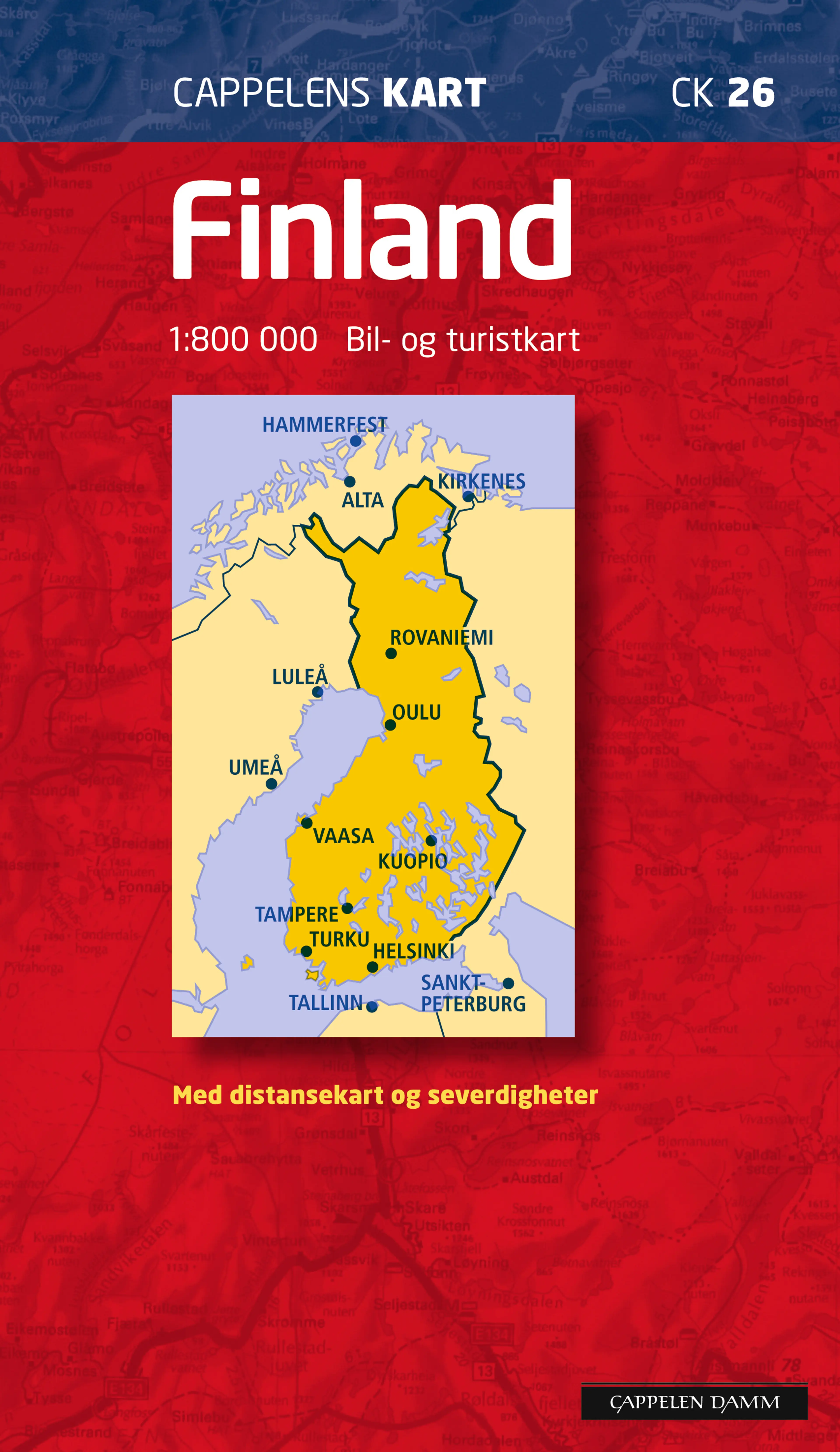 Omslag Finland (CK 26) av Kümmerly+Frey (Kart)