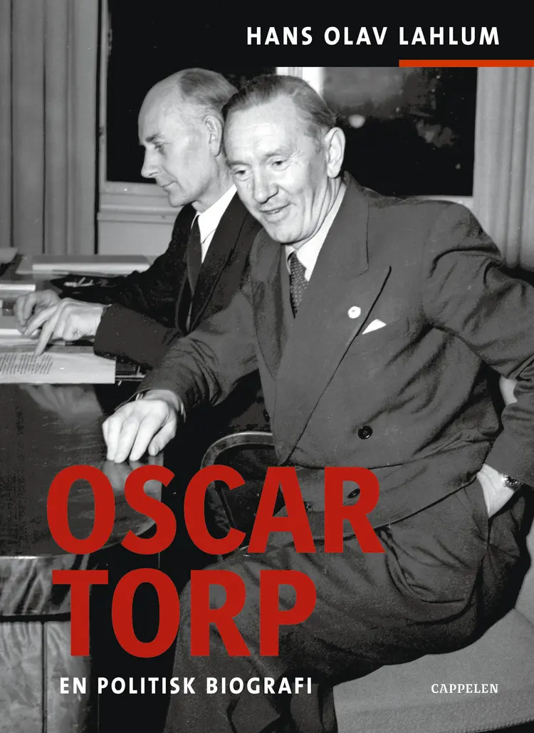 Omslag Oscar Torp av Hans Olav Lahlum (Innbundet)