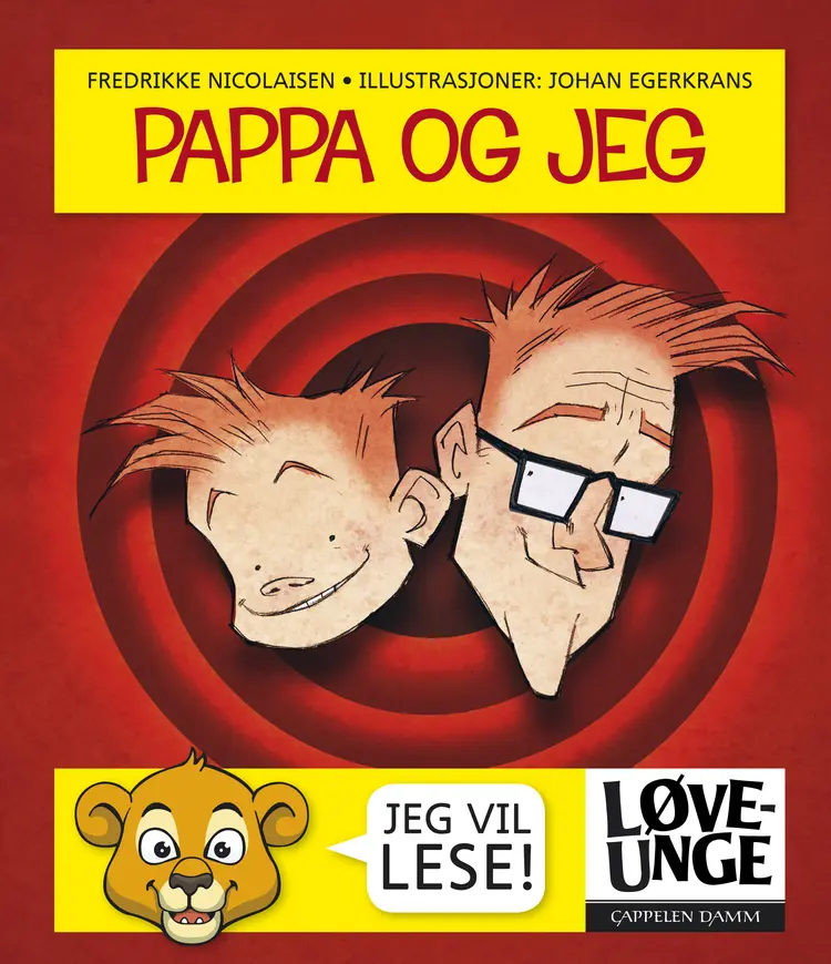 Omslag Løveunge - Pappa og jeg av Fredrikke Nicolaisen (Innbundet)