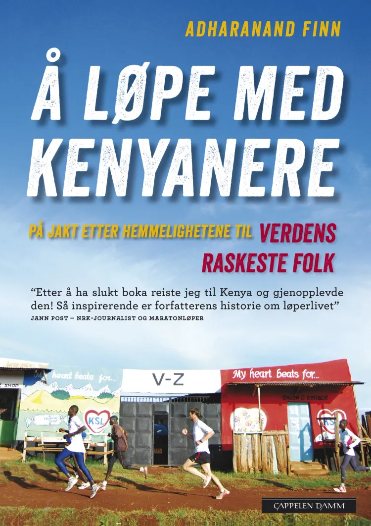 Omslag Å løpe med kenyanere av Adharanand Finn (Innbundet)