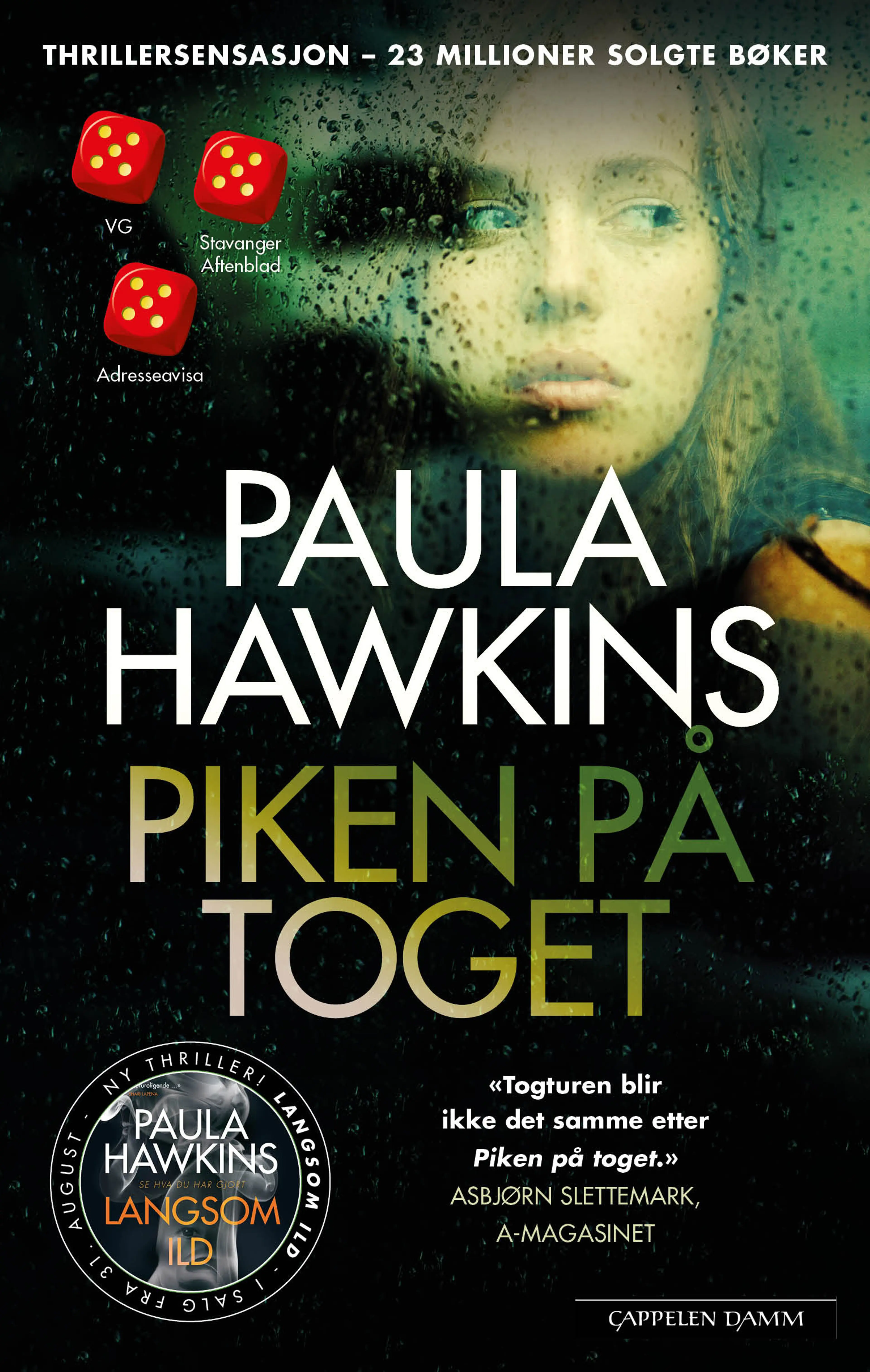 Omslag Piken på toget av Paula Hawkins (Heftet)