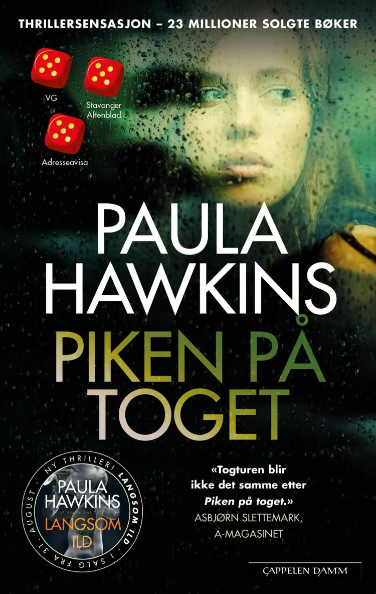 Omslag Piken på toget av Paula Hawkins (Heftet)