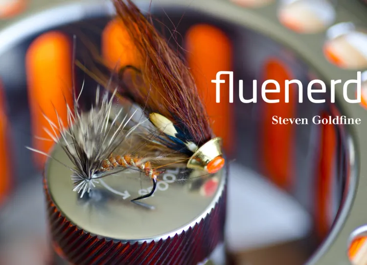 Omslag Fluenerd av Steven Goldfine (Innbundet)