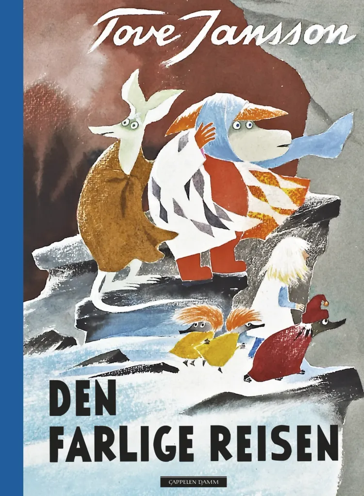 Omslag Den farlige reisen av Tove Jansson (Innbundet)