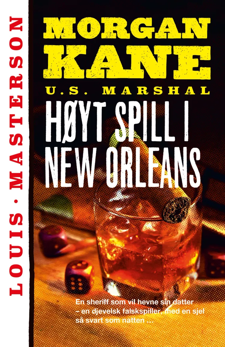 Omslag Høyt spill i New Orleans av Louis Masterson (Heftet)