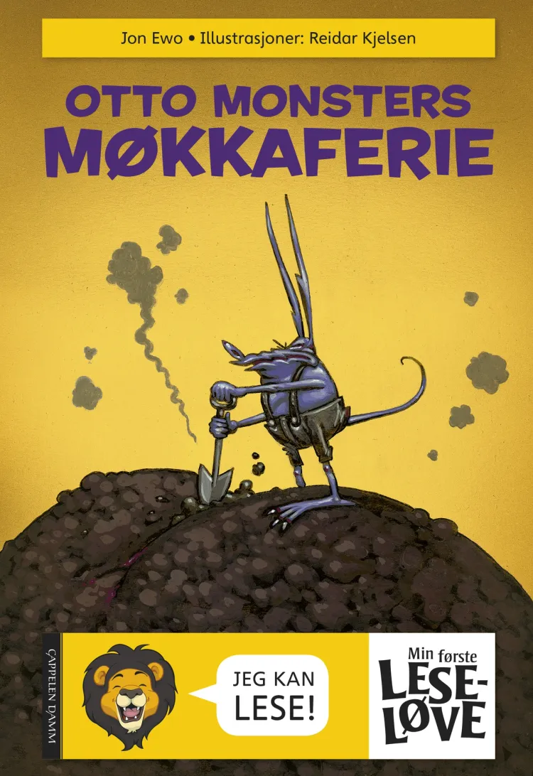Omslag Min første leseløve - Otto Monsters møkkaferie av Jon Ewo (Innbundet)