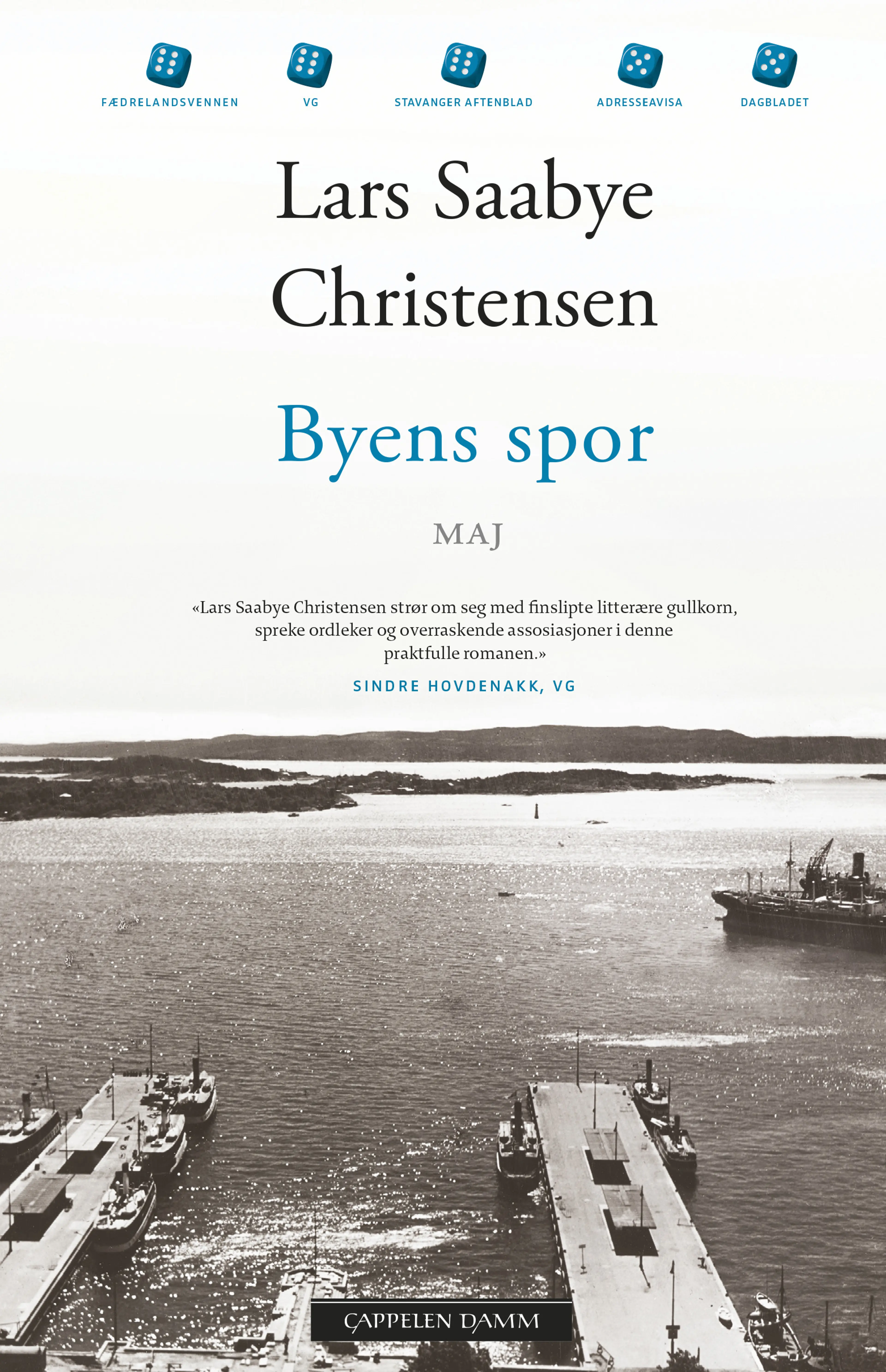 Omslag Byens spor - Maj av Lars Saabye Christensen (Heftet)