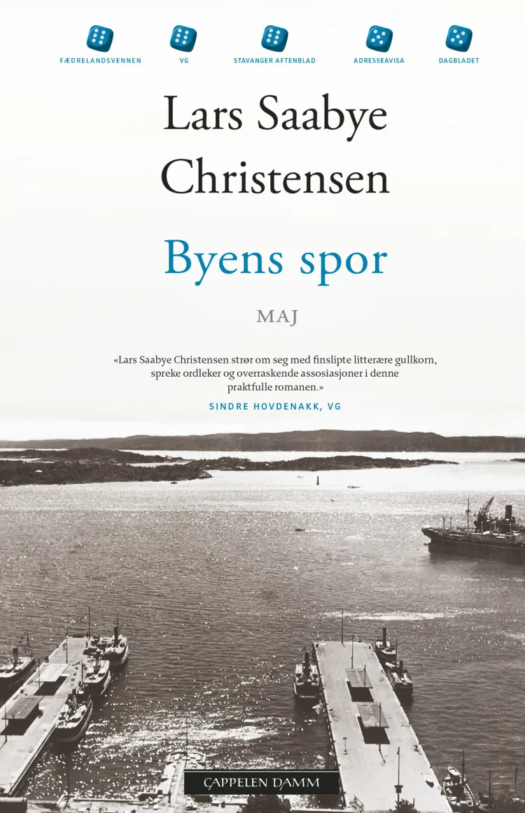 Omslag Byens spor - Maj av Lars Saabye Christensen (Heftet)