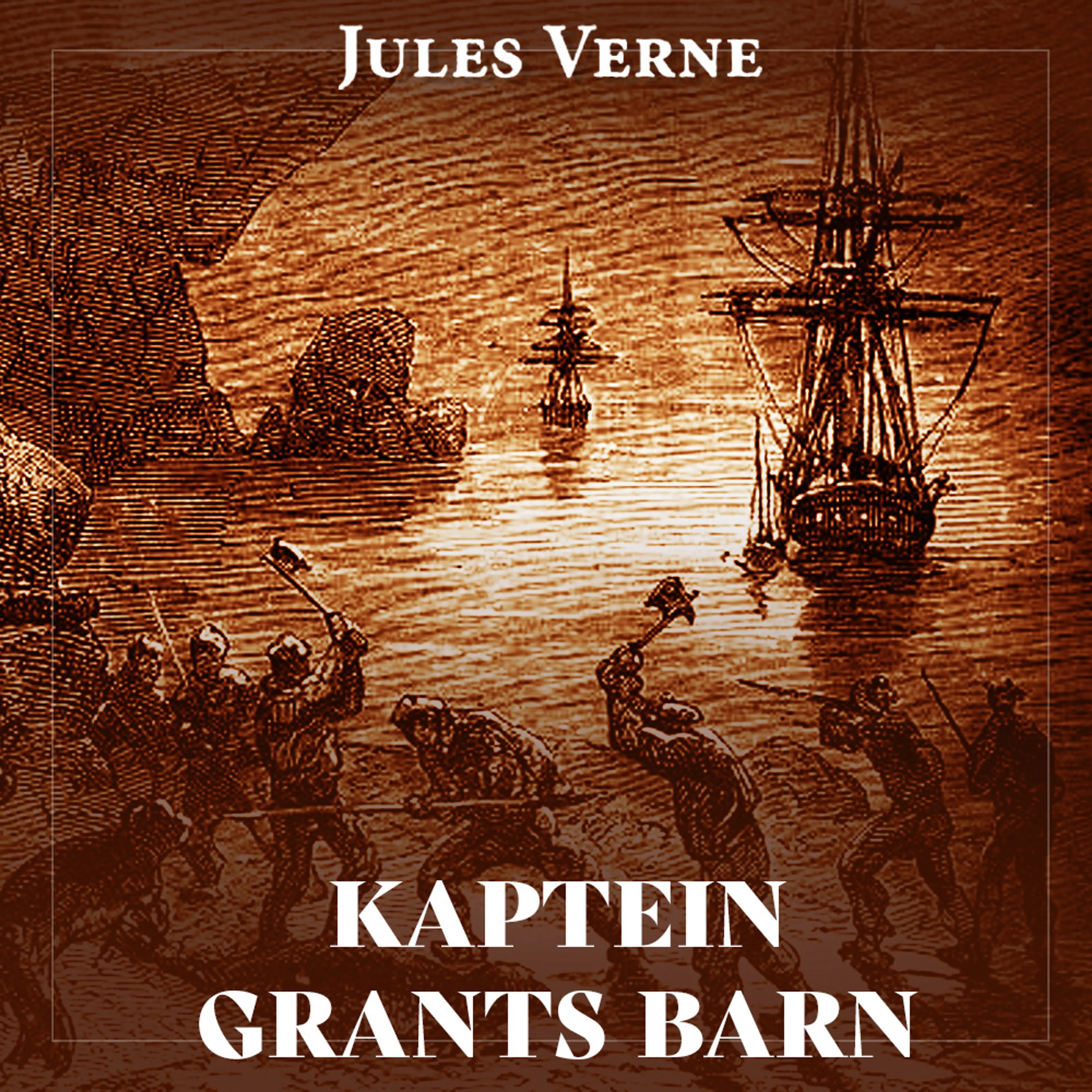 Omslag Kaptein Grants barn av Jules Verne (Lydbok)