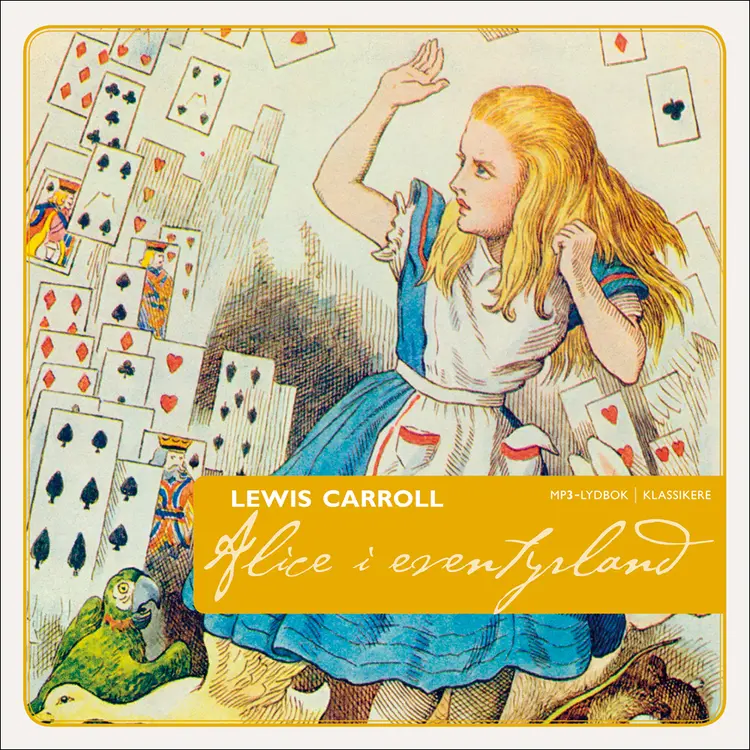 Omslag Alice i Eventyrland av Lewis Carroll (Lydbok)