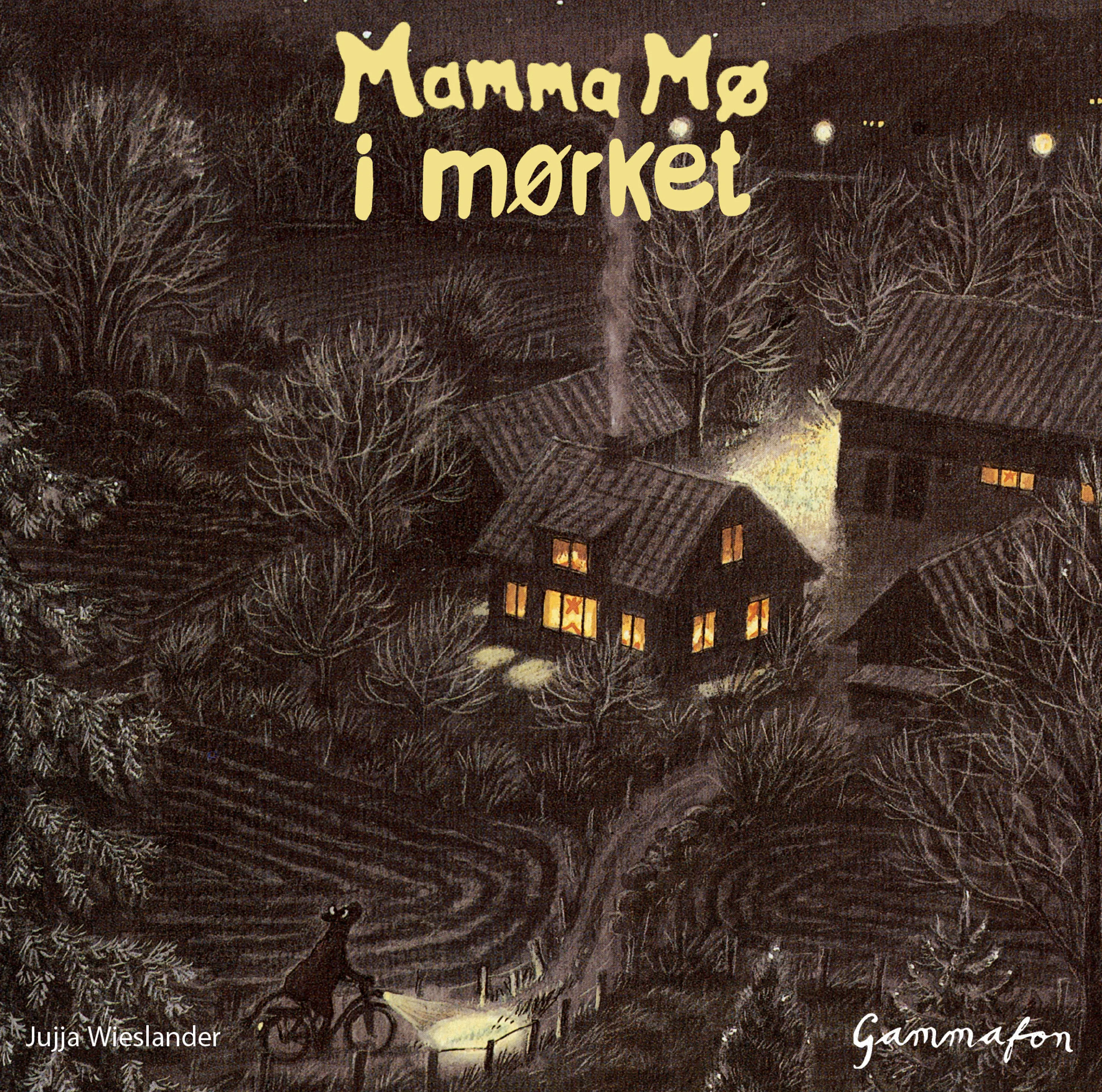 Omslag Mamma Mø i mørket av Jujja Wieslander (Lydbok)