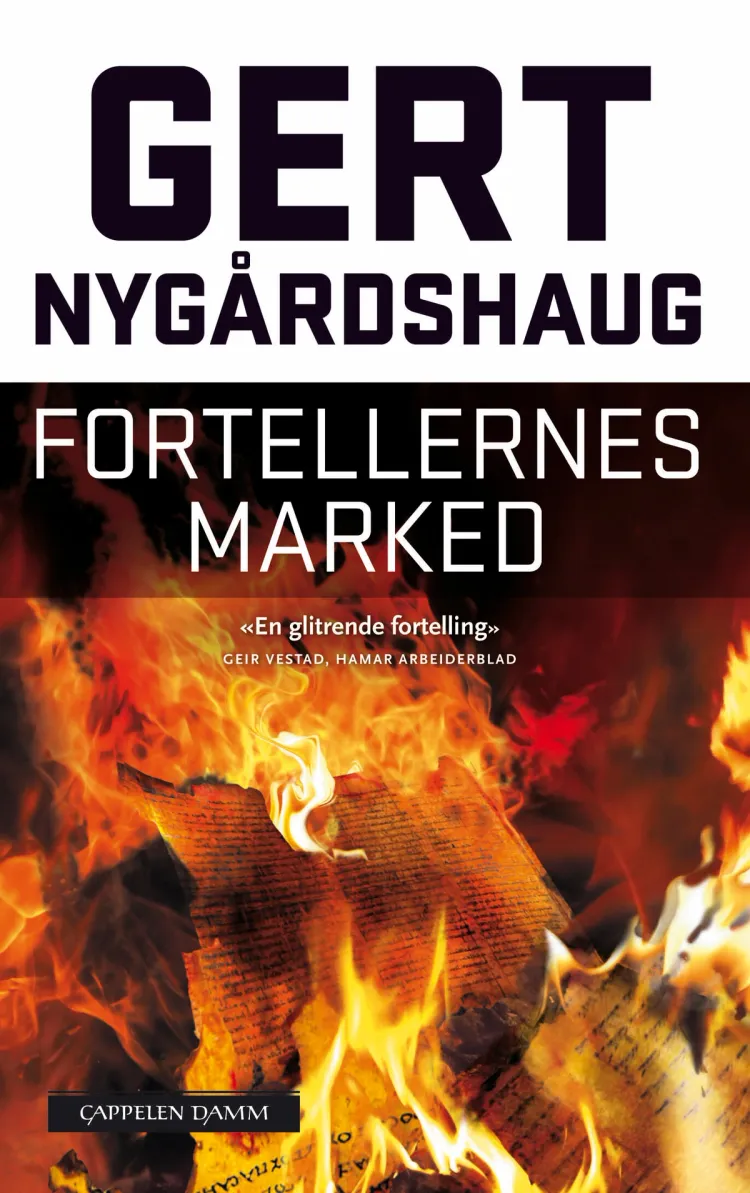 Omslag Fortellernes marked av Gert Nygårdshaug (Ebok)