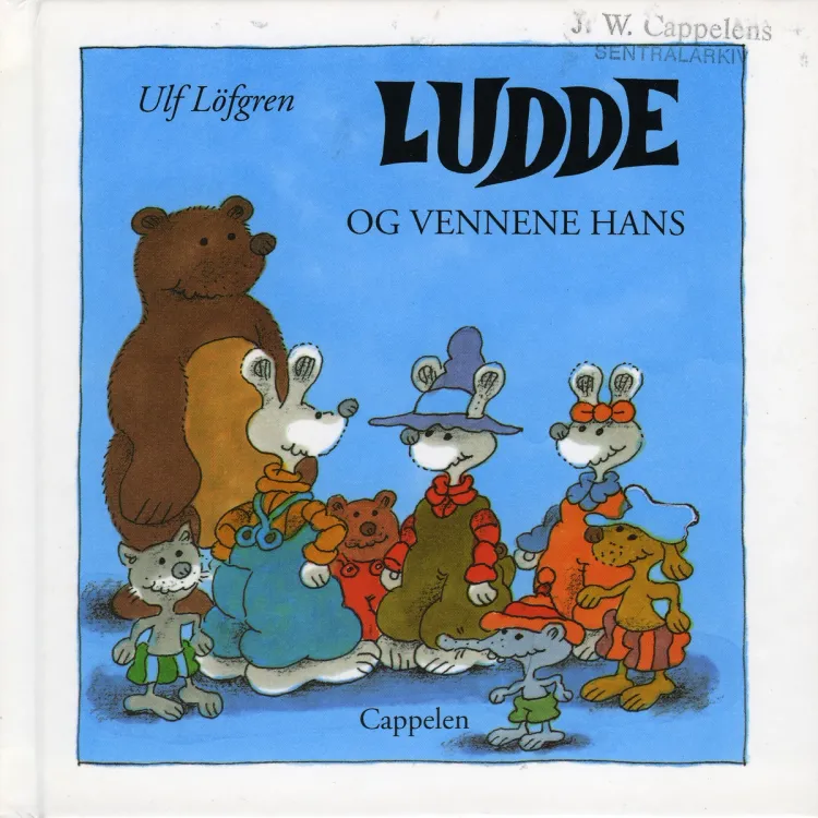 Omslag Ludde og vennene hans av Ulf Löfgren (Innbundet)