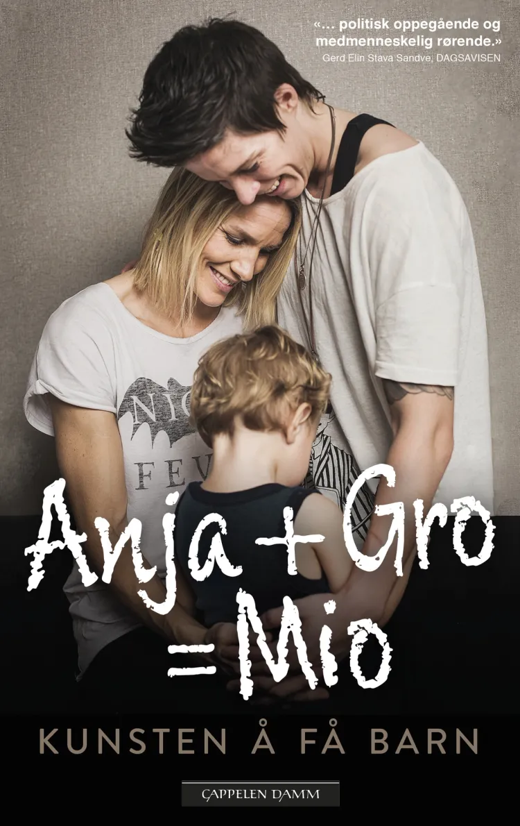Omslag Anja + Gro = Mio av Anja og Gro Hammerseng-Edin (Heftet)