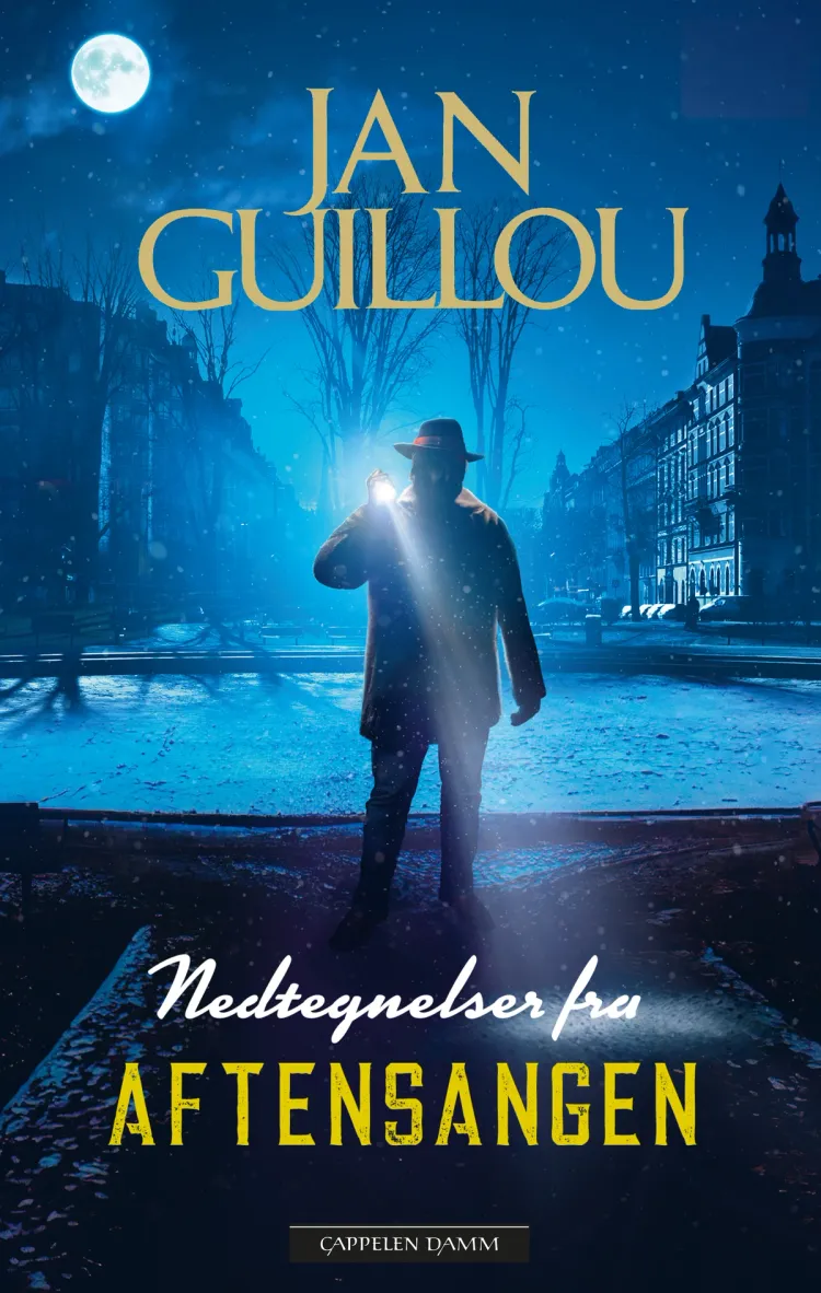 Omslag Nedtegnelser fra aftensangen av Jan Guillou (Innbundet)