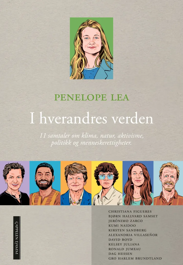 Omslag I hverandres verden av Penelope Lea (Innbundet)