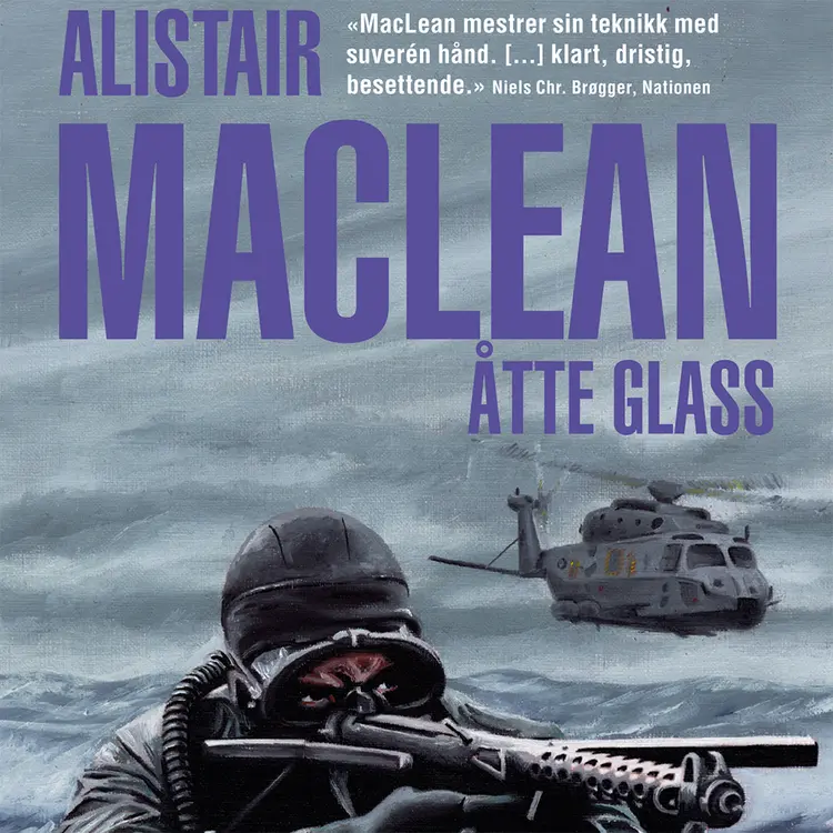Omslag Åtte glass av Alistair MacLean (Lydbok)