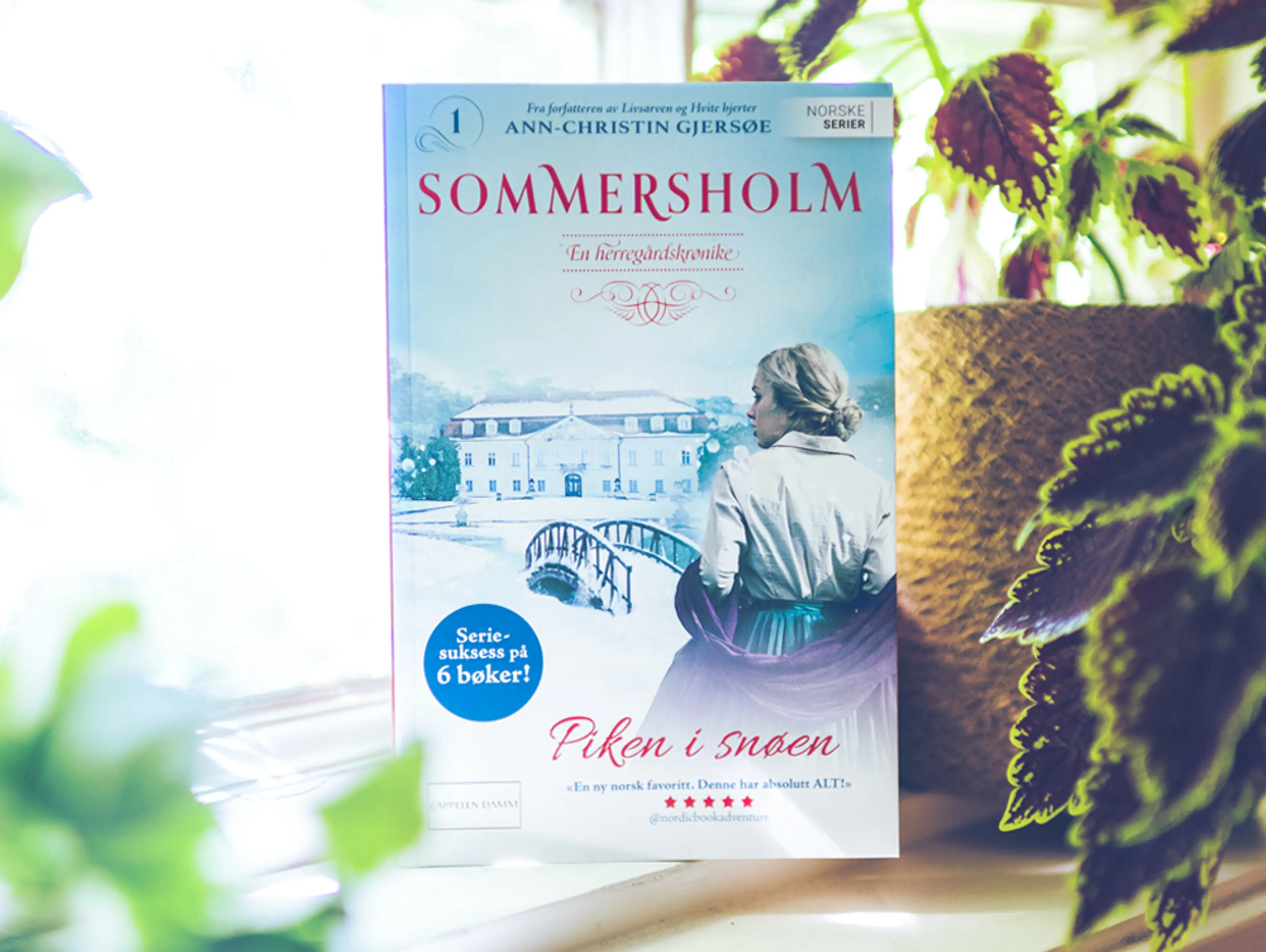 Foto av første bok i serien Sommersholm