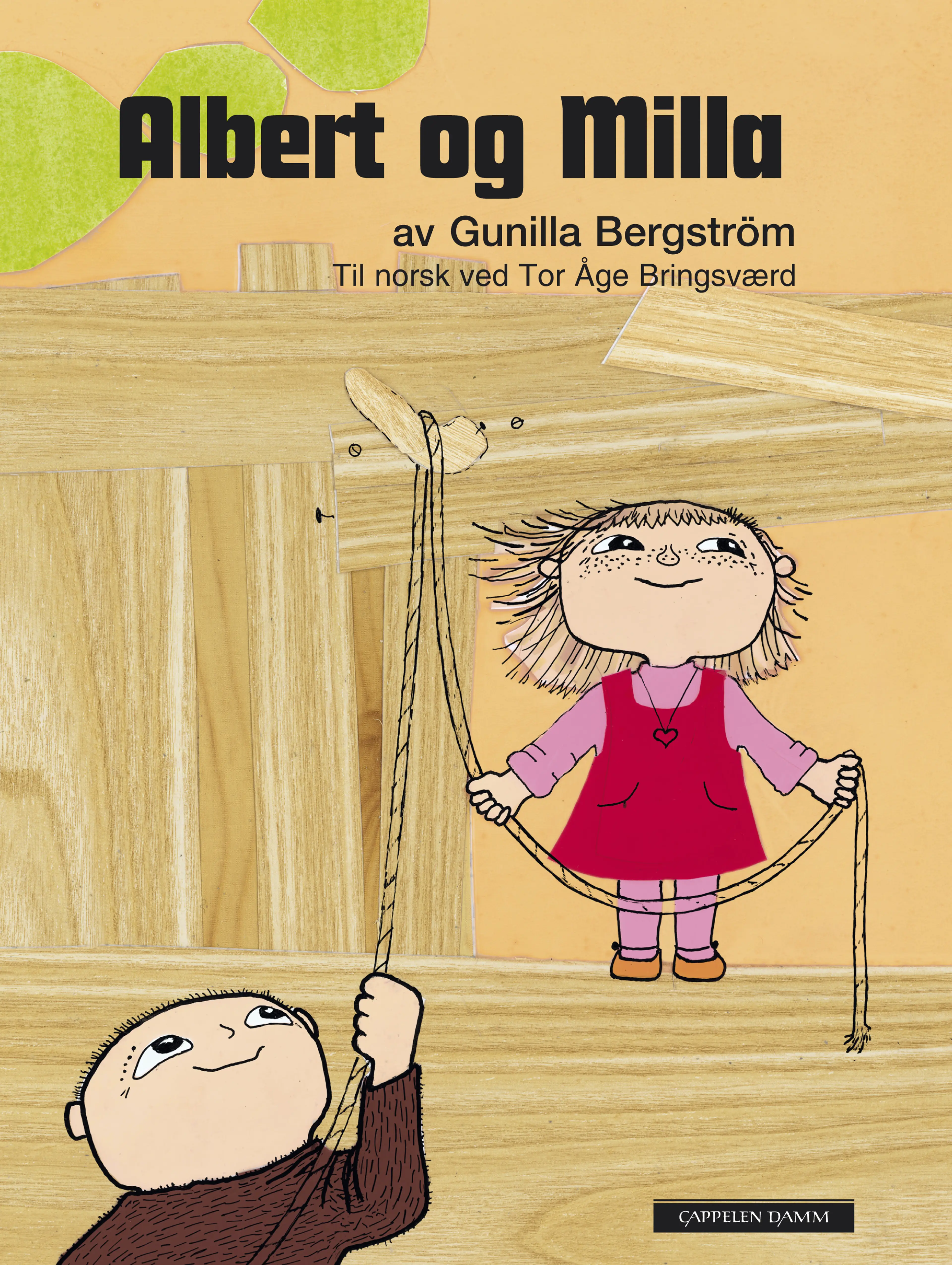 Omslag Albert og Milla av Gunilla Bergström (Innbundet)