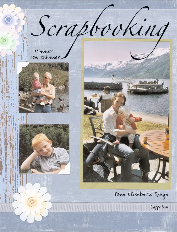 Omslag Scrapbooking av Tone Skage (Innbundet)