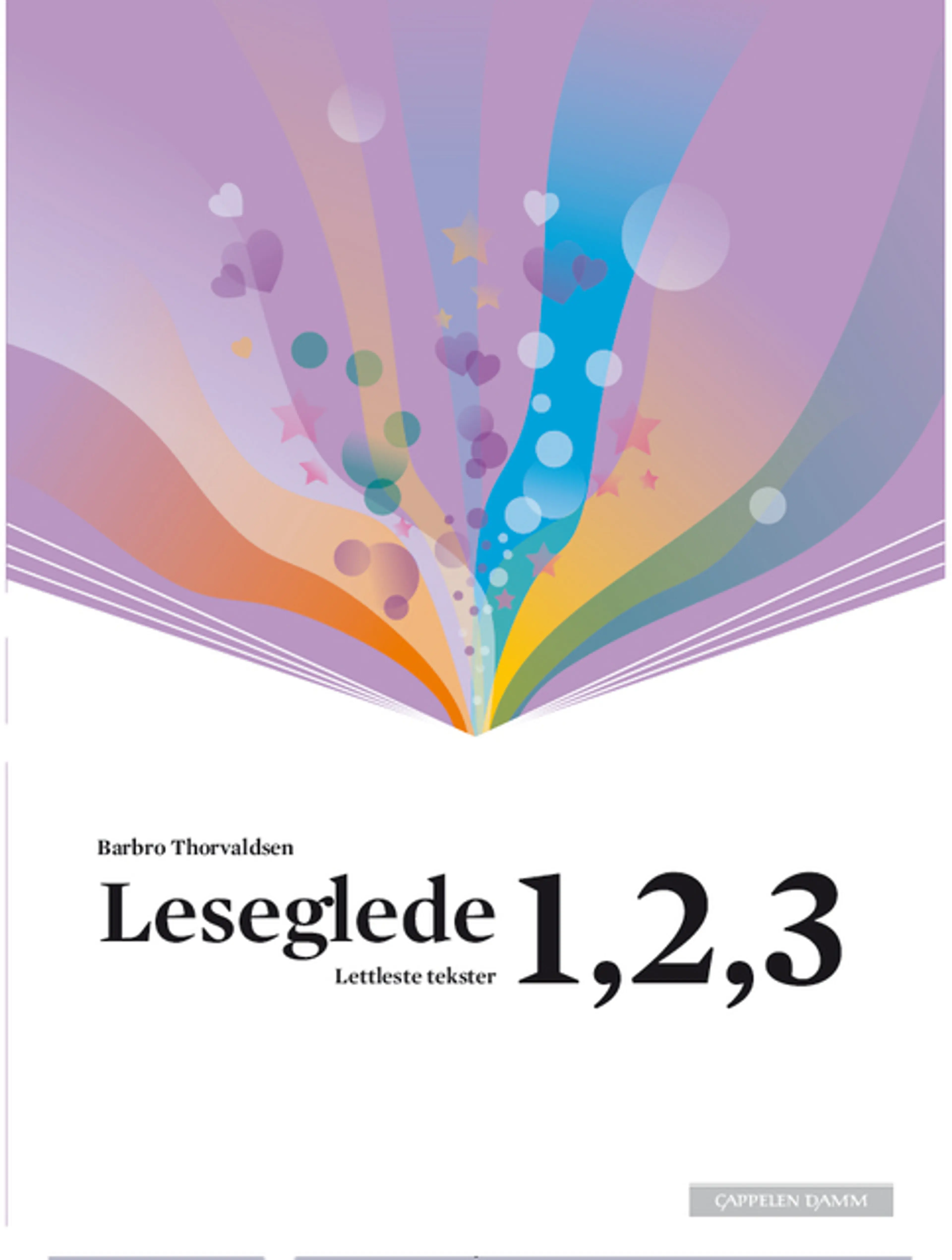 Omslag Leseglede 1, 2, 3 av Barbro Thorvaldsen (Ukjent)