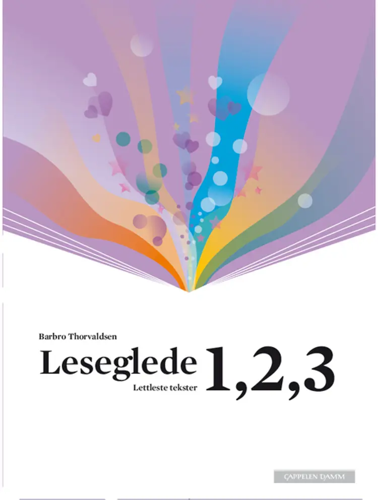 Omslag Leseglede 1, 2, 3 av Barbro Thorvaldsen (Ukjent)