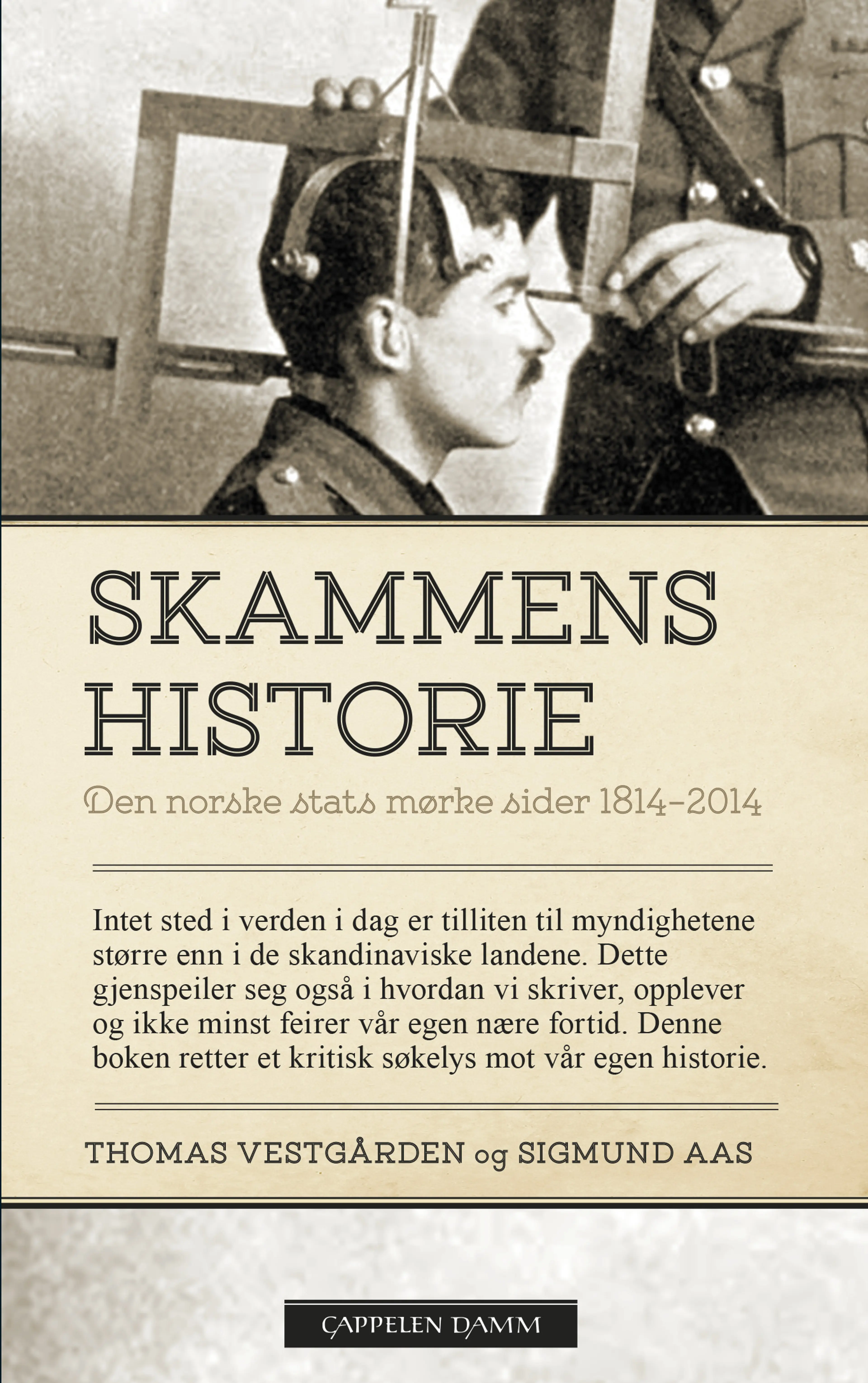 Omslag Skammens historie av Sigmund Aas (Heftet)