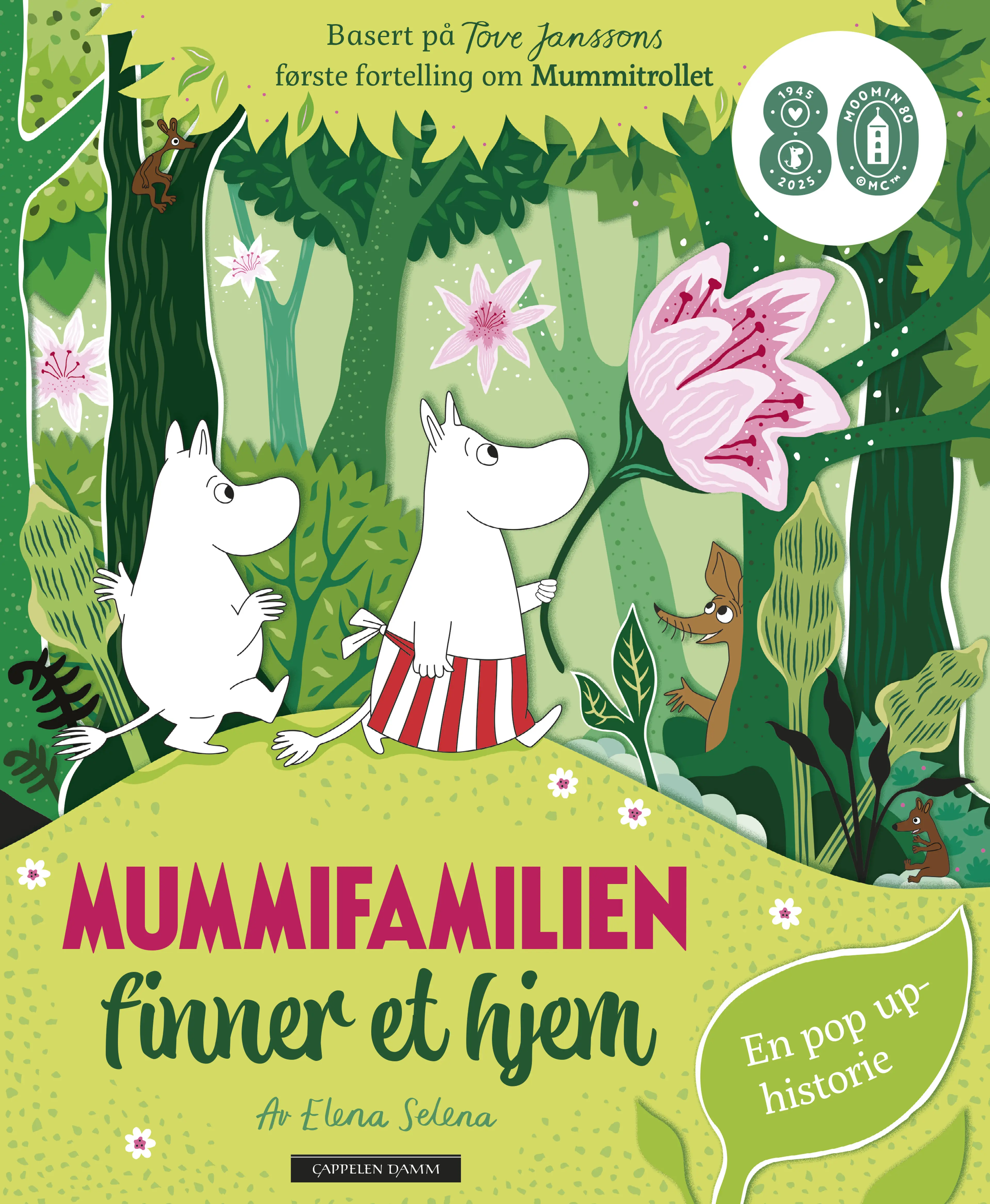 Omslag Mummifamilien finner et hjem av Tove Jansson (Innbundet)