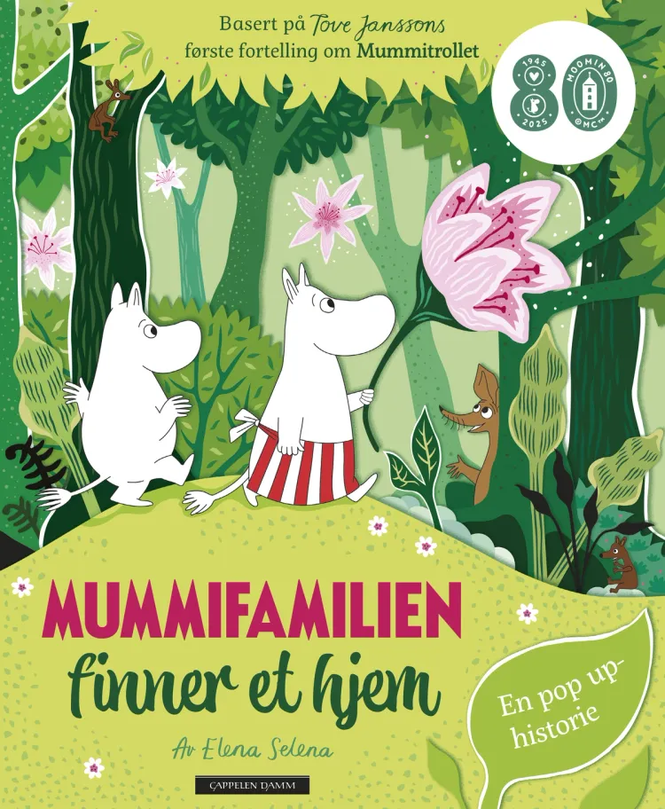 Omslag Mummifamilien finner et hjem av Tove Jansson (Innbundet)