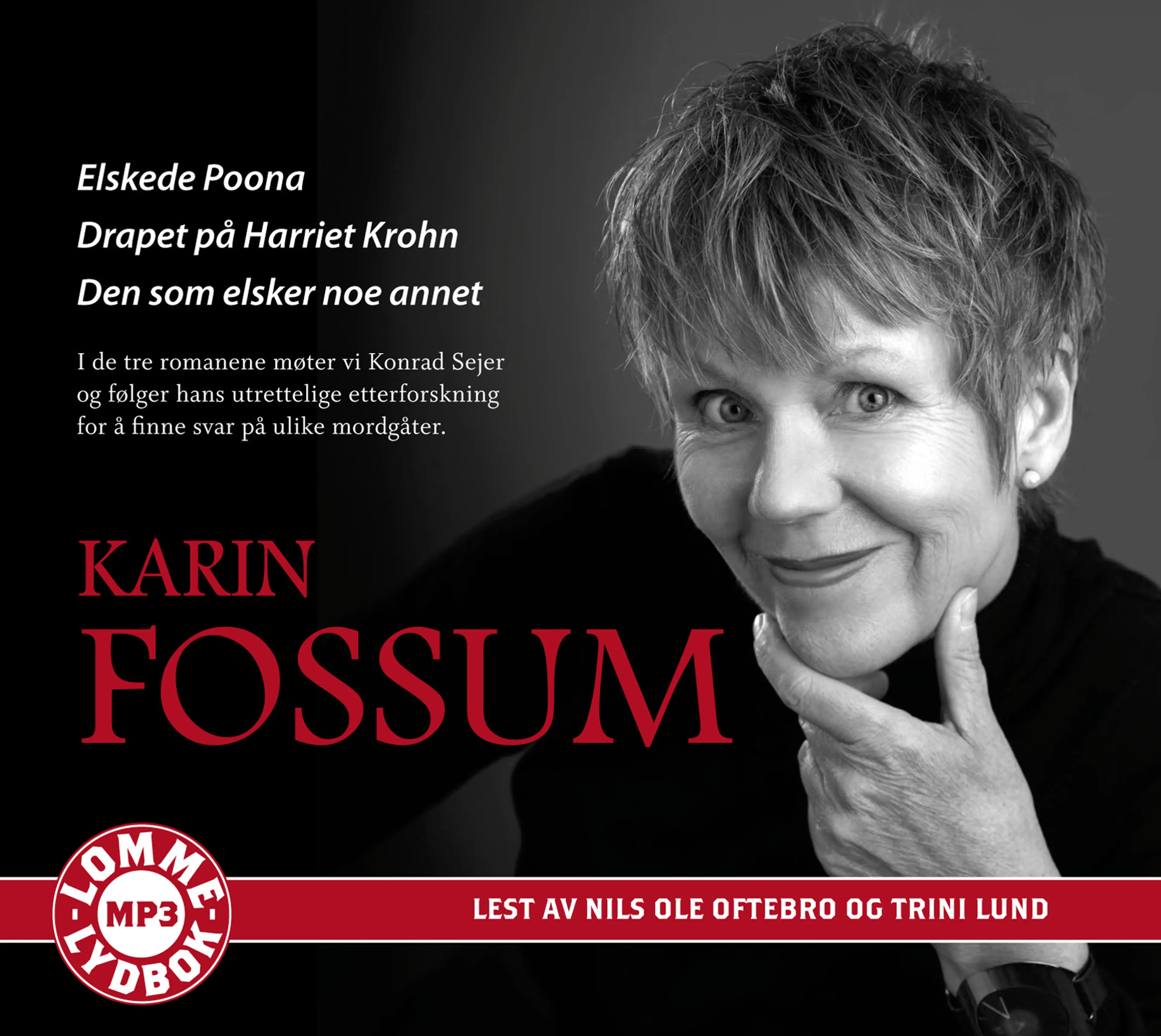Omslag Trippel-Sejer av Karin Fossum (CD)