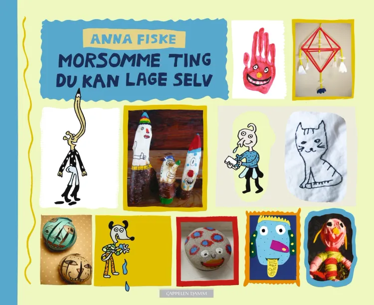 Omslag Morsomme ting du kan lage selv av Anna Fiske (Innbundet)