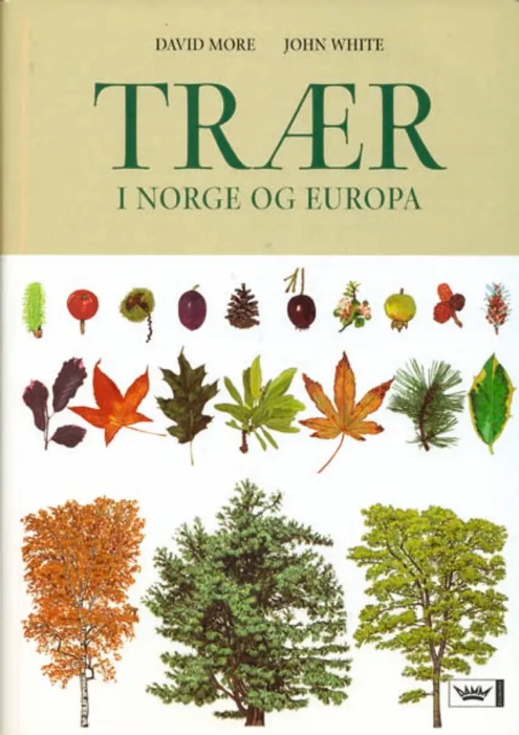Omslag Trær i Norge og Europa av David More (Innbundet)