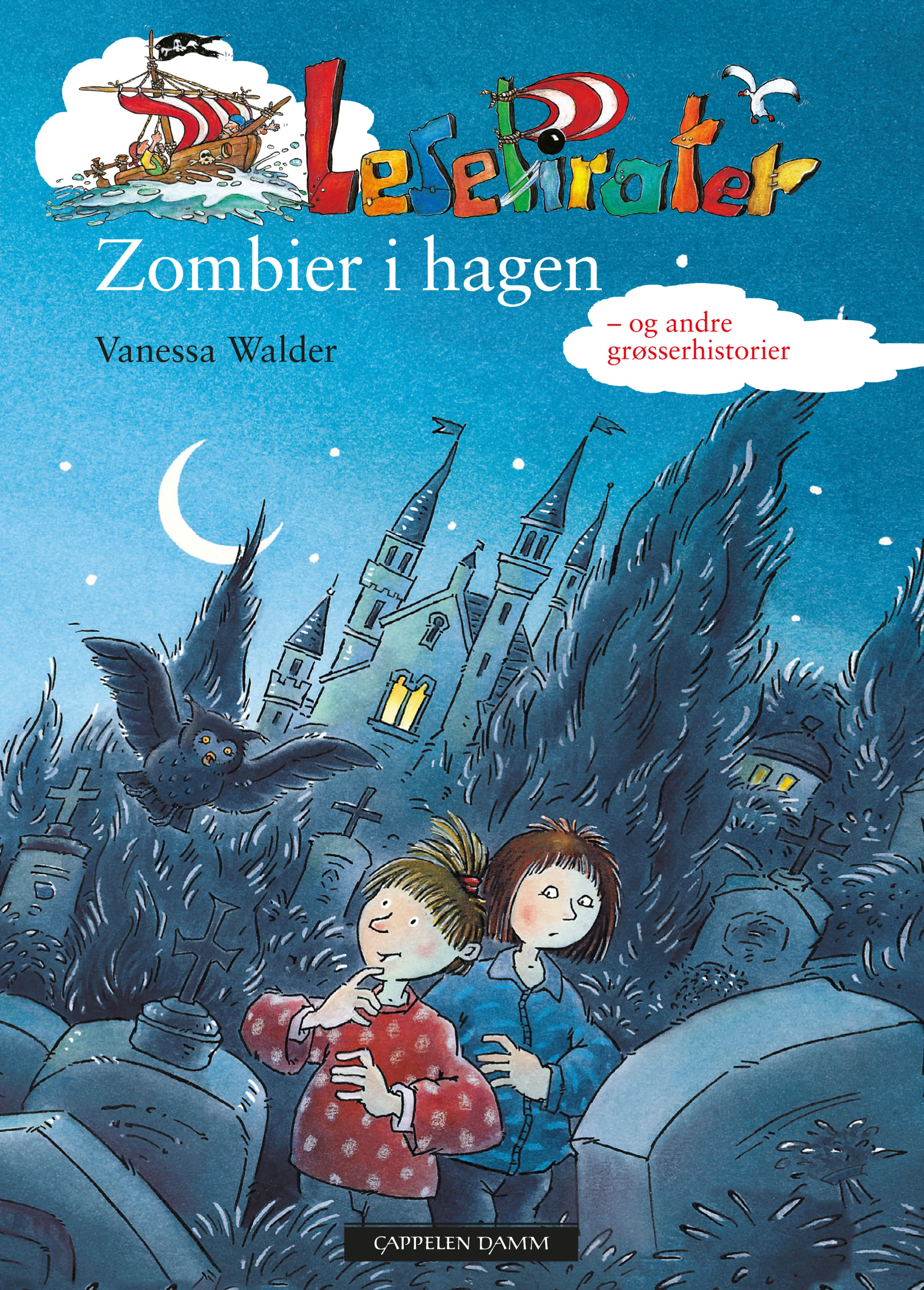 Omslag Zombier i hagen av Vanessa Walder (Innbundet)