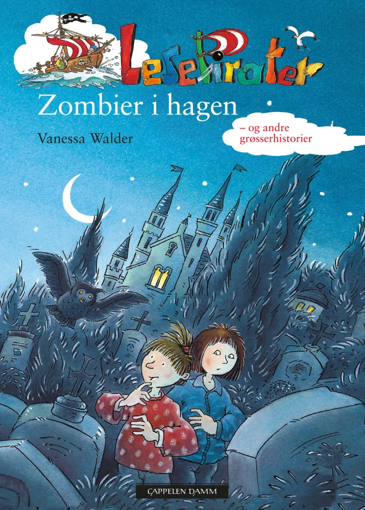 Omslag Zombier i hagen av Vanessa Walder (Innbundet)