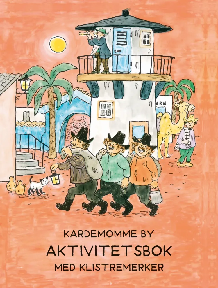Omslag Kardemomme by - Aktivitetsbok av Thorbjørn Egner (Heftet)