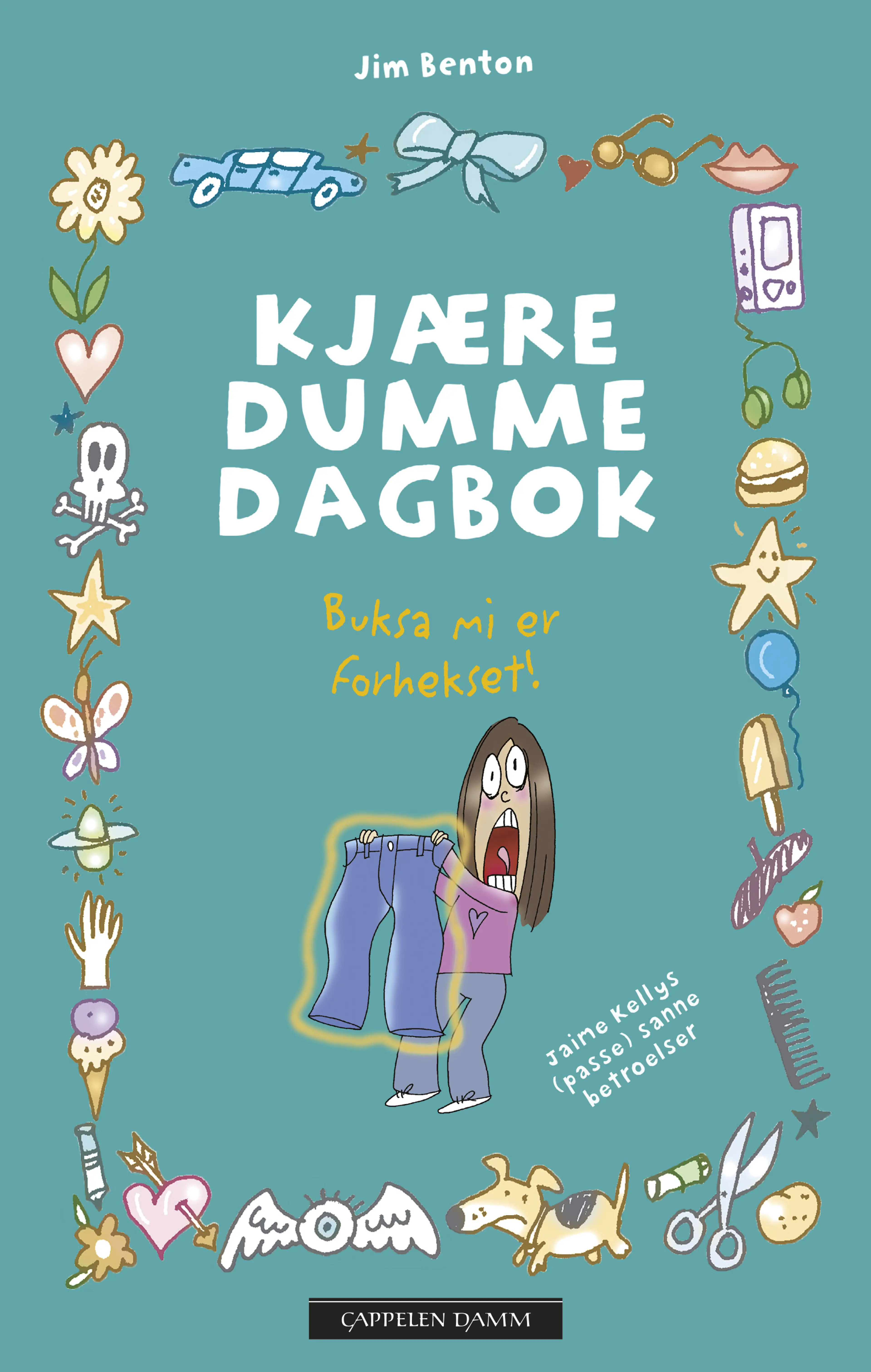 Omslag Kjære dumme dagbok 2 - Buksa mi er forhekset! av Jim Benton (Ebok)
