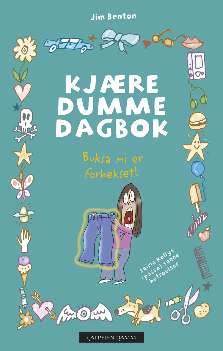 Omslag Kjære dumme dagbok 2 - Buksa mi er forhekset! av Jim Benton (Ebok)