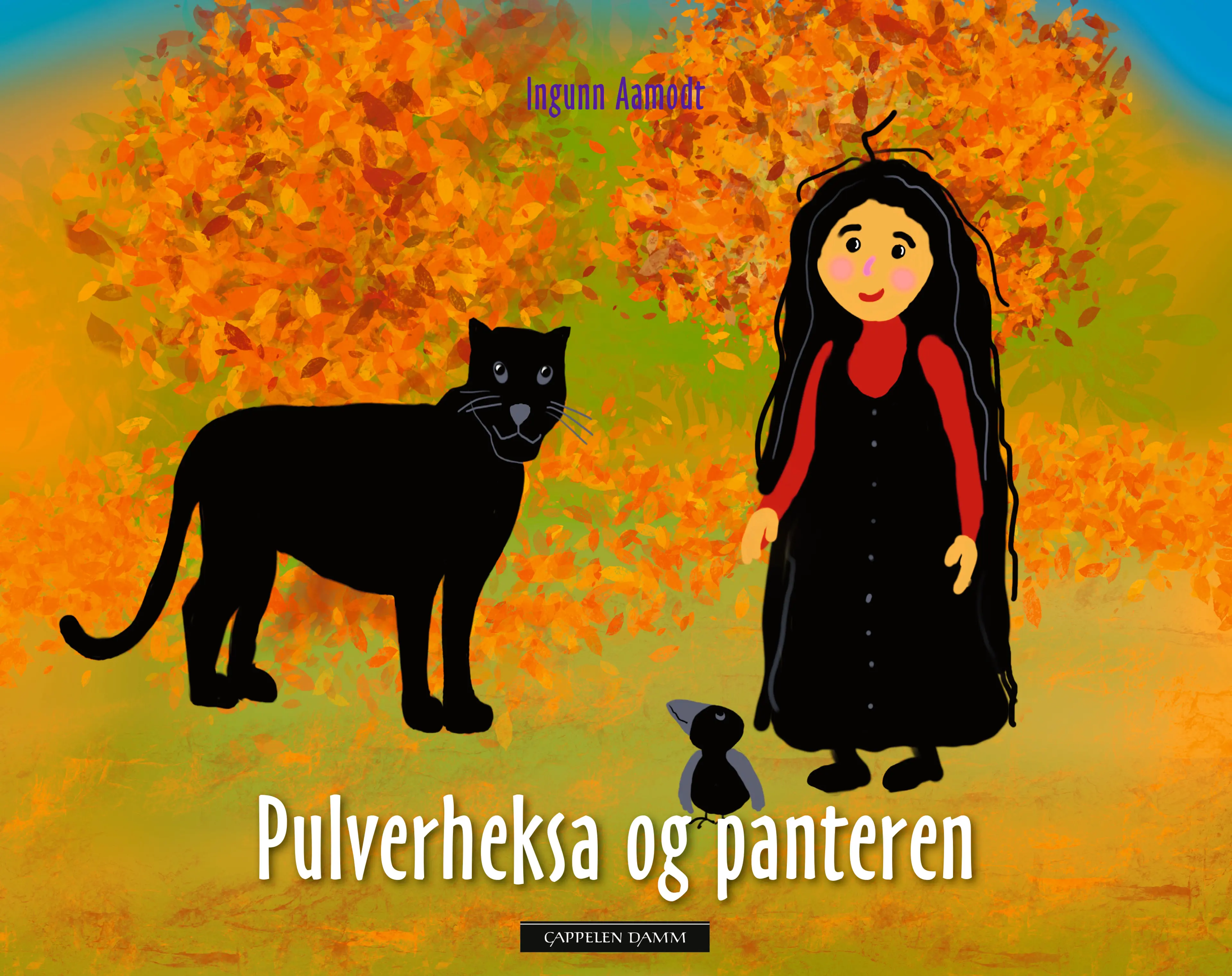 Omslag Pulverheksa og panteren av Ingunn Aamodt (Ebok)