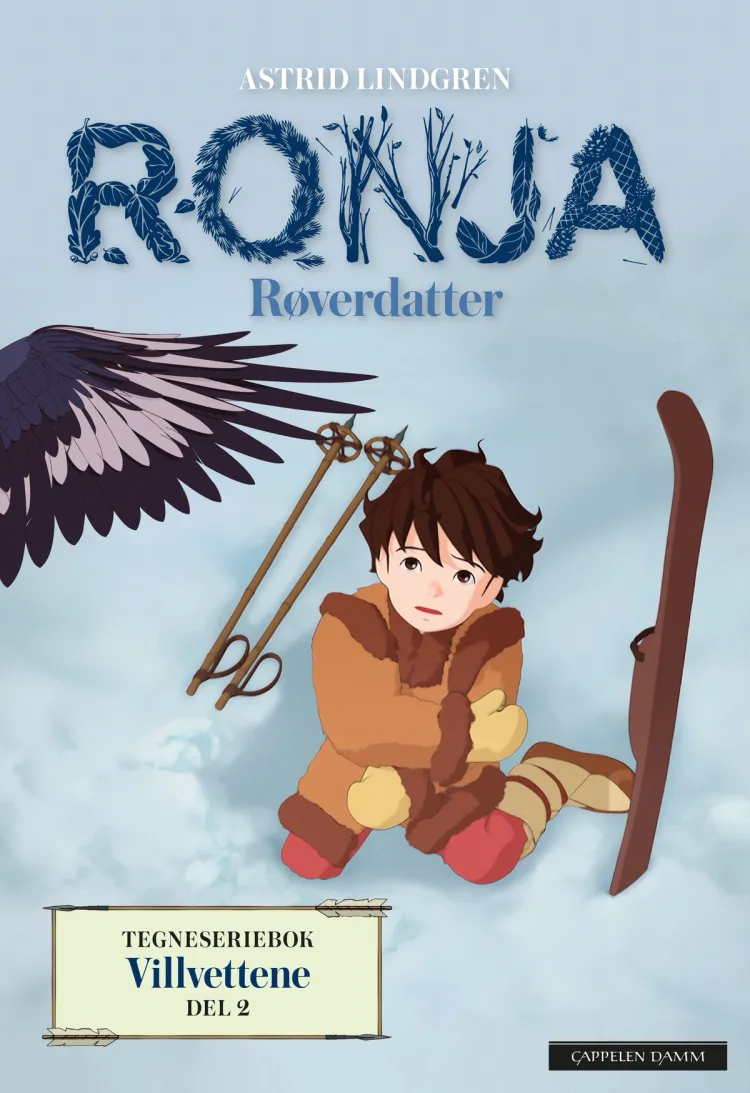 Omslag Ronja Røverdatter 2 - Villvettene av Astrid Lindgren (Innbundet)