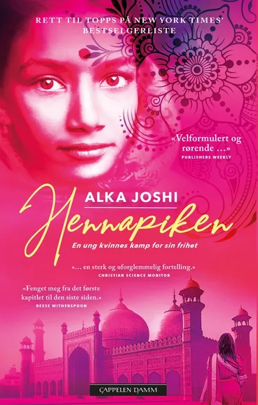 Omslag Hennapiken av Alka Joshi (Heftet)