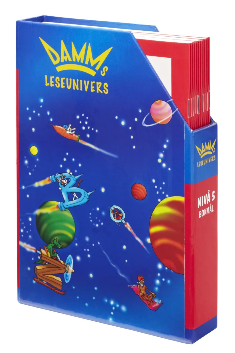 Omslag Damms leseunivers 1 Nivå 5 av Birgit Eriksson (Eske)