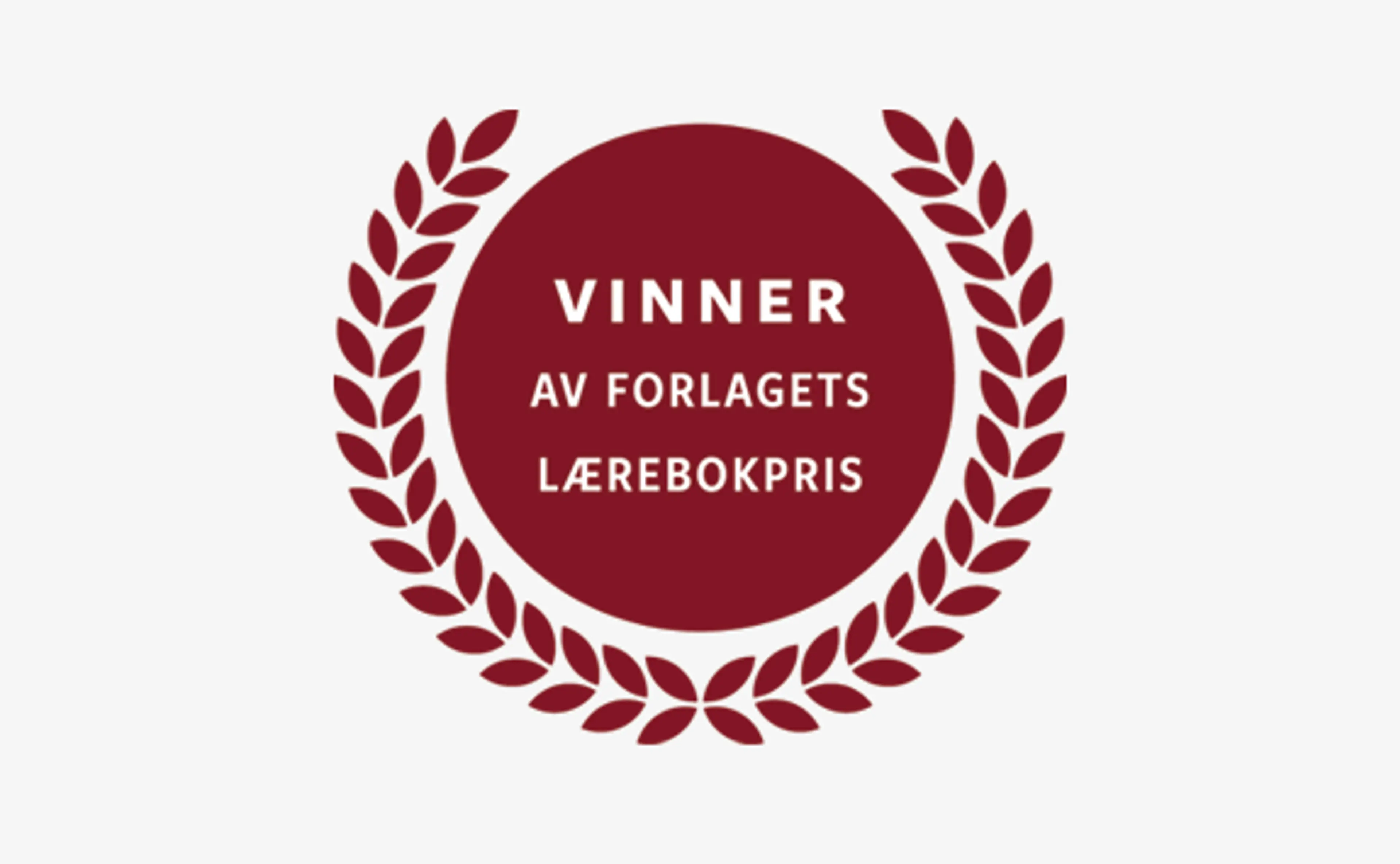 Toppfelt med tekst og illustrasjon av segl