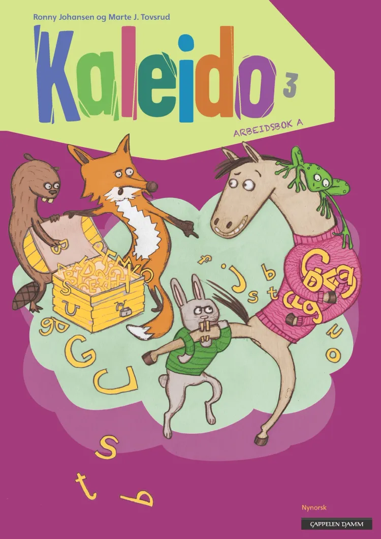 Omslag Kaleido 3 Arbeidsbok A av Ronny Johansen og Marte Jørgensen Tovsrud (Heftet)