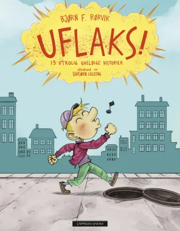 Omslag Uflaks av Bjørn F. Rørvik (Innbundet)