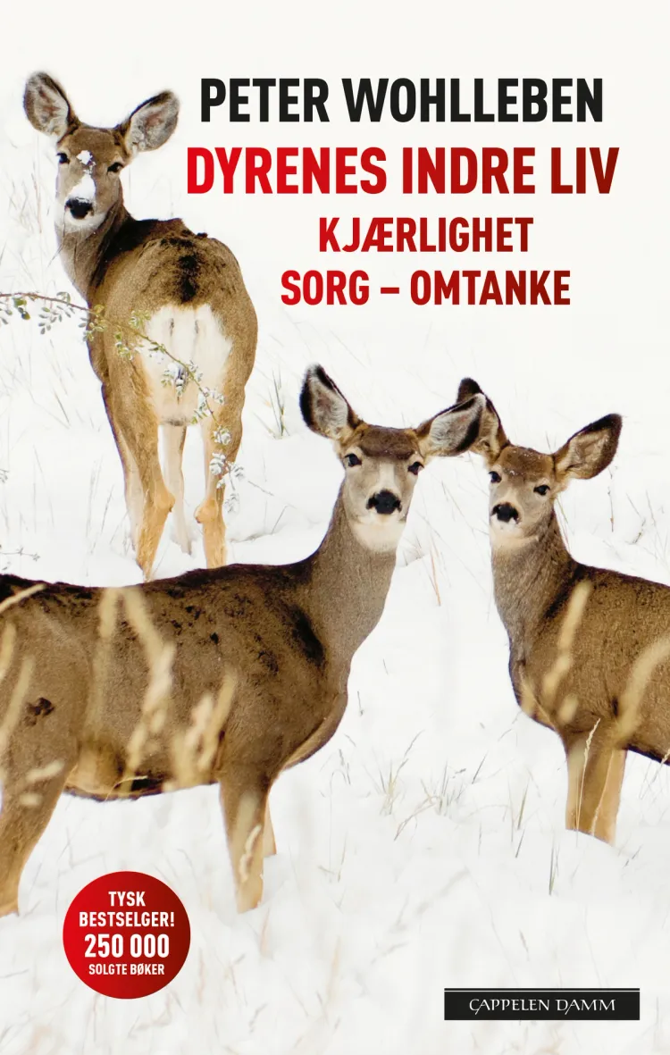 Omslag Dyrenes indre liv av Peter Wohlleben (Ebok)