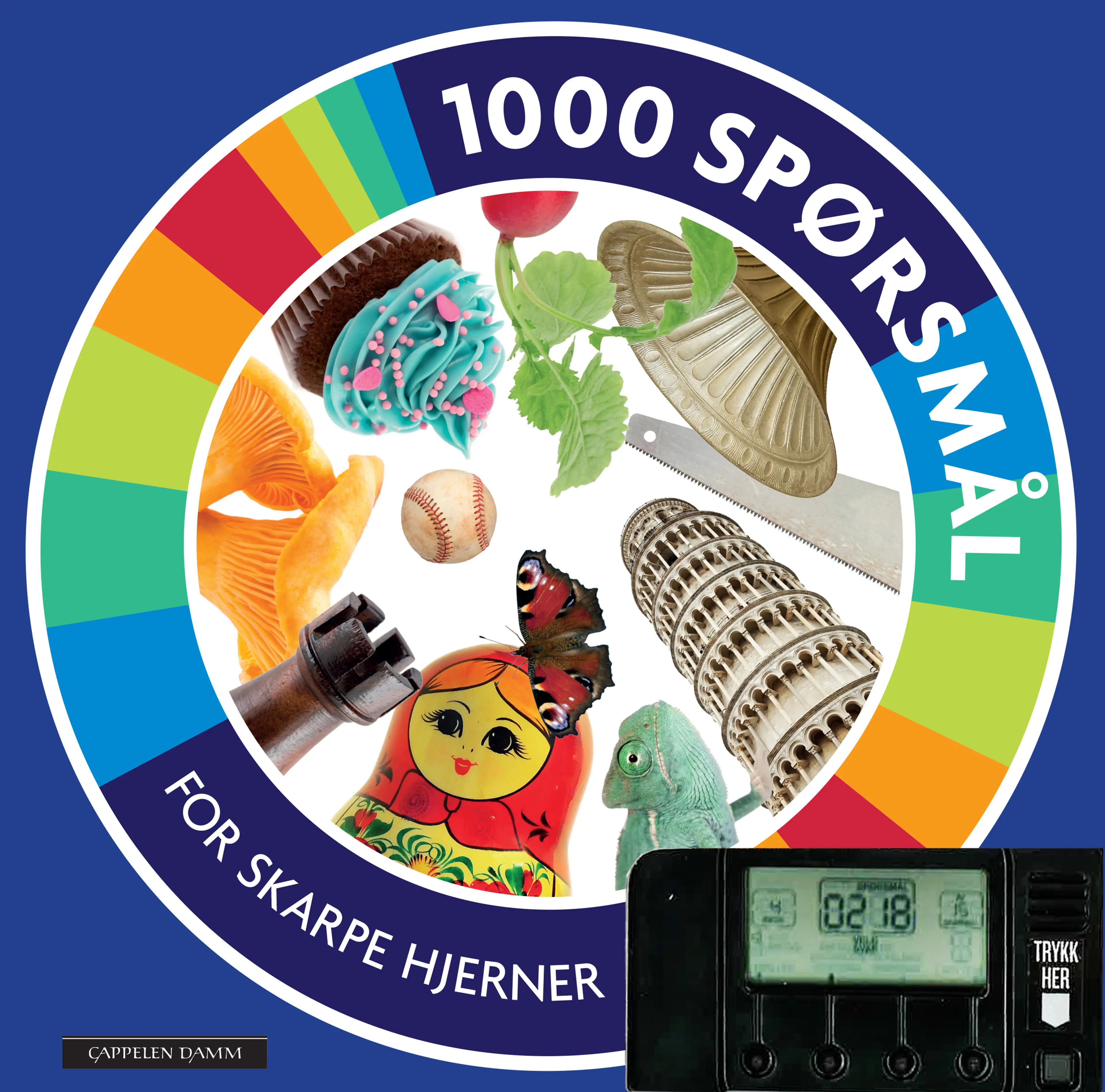 Omslag 1000 spørsmål for skarpe hjerner (Innbundet)