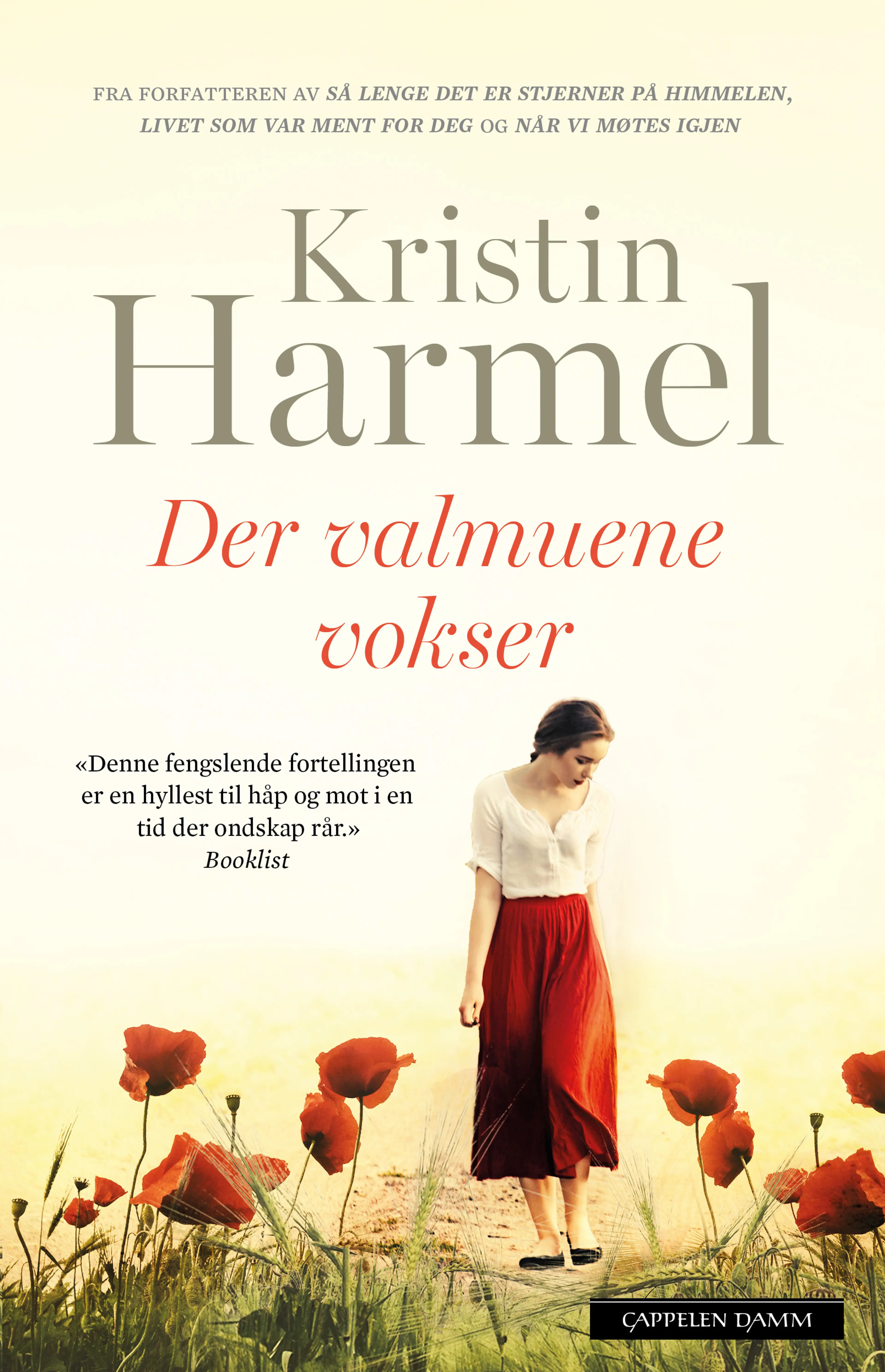 Omslag Der valmuene vokser av Kristin Harmel (Innbundet)